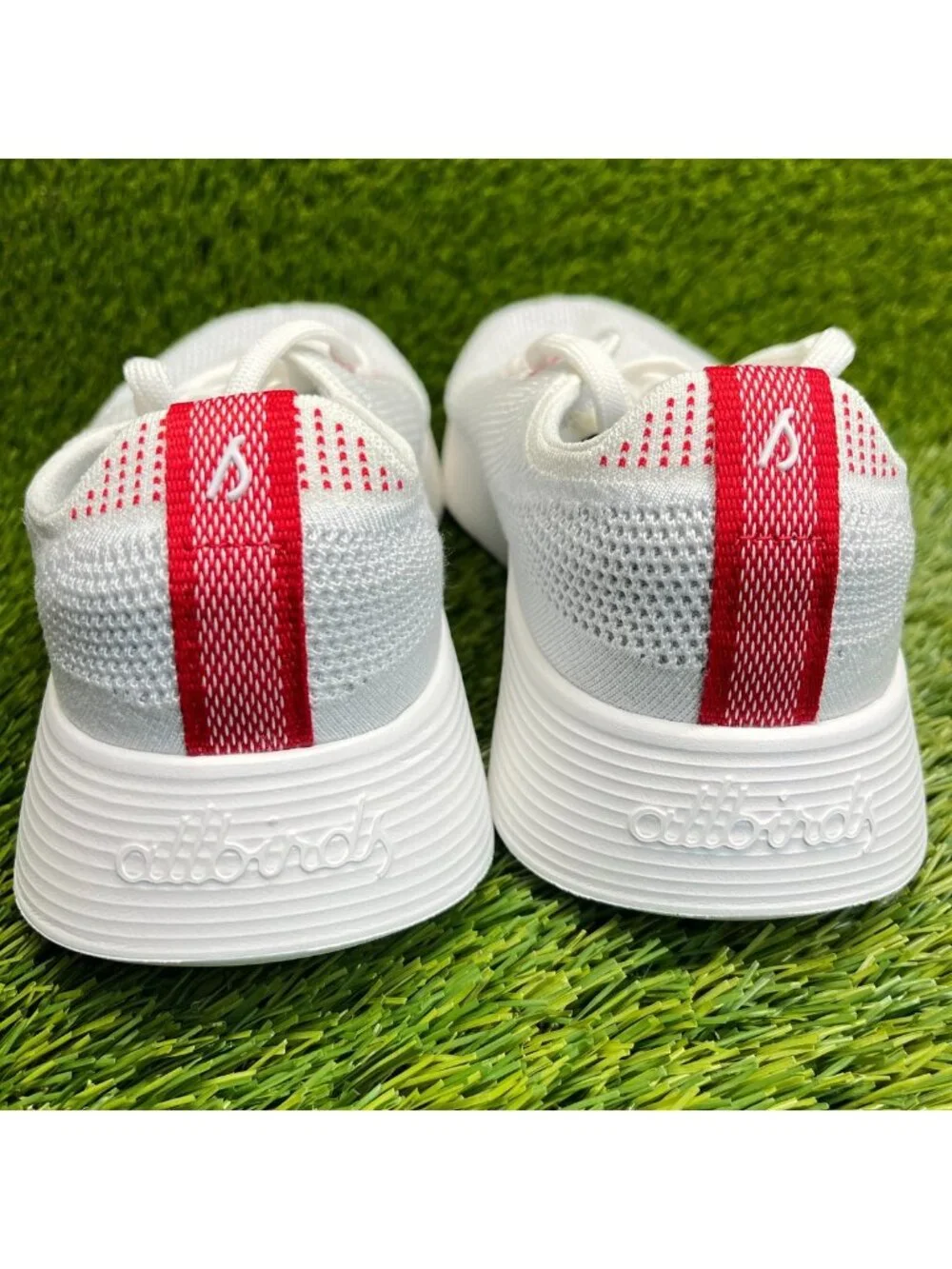 Allbirds Tree Runner Go Womens Size 9.5 White Athletic Running Shoes Sneakers